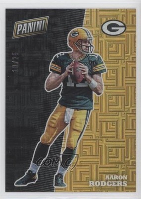 2017 Panini National Convention Escher Squares /25 Aaron Rodgers #FB10 9o3