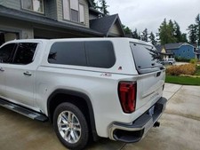 Leer 100xq Camper Shell Topper Cab For 2022 Denali Short Bedpearl White