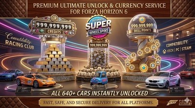 Forza Horizon 6 Credits  FORZA CARS  Wheelspins  999.999.999 XBOX & PC  STEAM