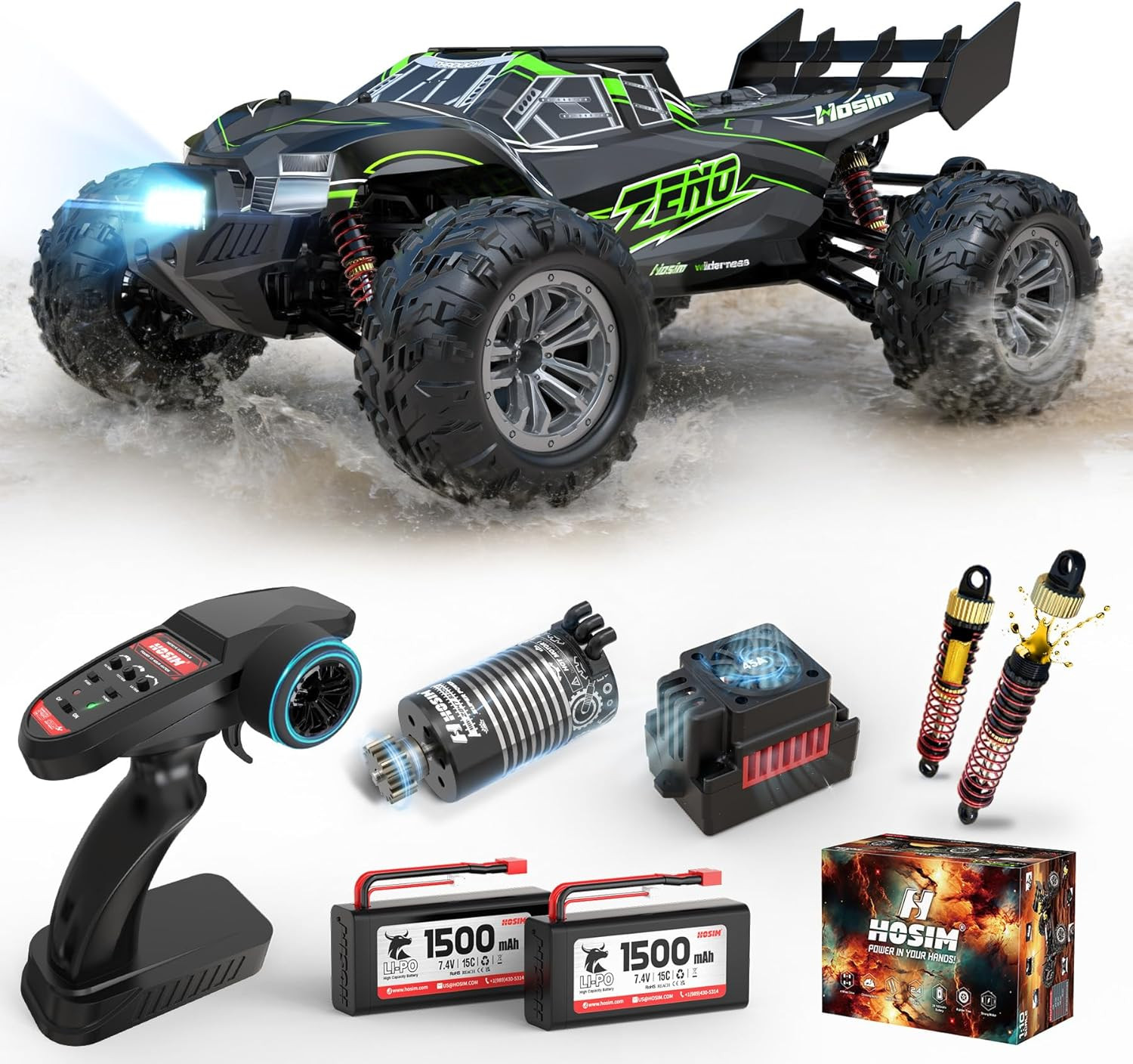 S For Adults, 60+ Kph Fast Remote Control Car, 4wd Off Road