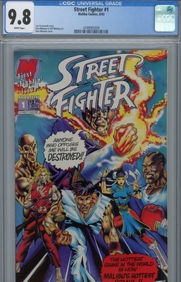 Street Fighter #1 (1993) Malibu Comics CGC 9.8 White