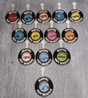 Hot Wheels Redline 1960s Metal Button Lot of 13 w Tabs Mattel Badges Pins Rare