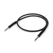 Redco/Mogami TT to TT Audio Studio Patch Cable with Nickel Connectors Black, 24"