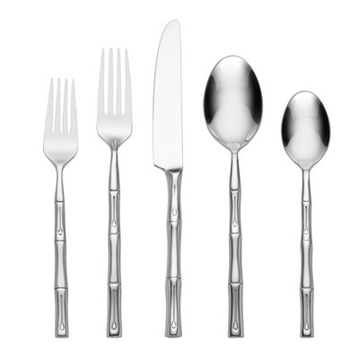 Hampton Signature   Bamboo   20 Piece Flatware Set, Service for 4