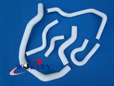 For Honda Civic D1516 Egek 92-00 Silicone Radiator Heater Hose Kit 6pcs White