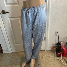 Victoria s Secret Women s Silk Pj Bottoms Size Small Color Blue