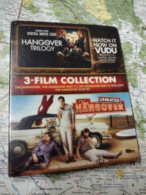 The Hangover Unrated Blu-Ray Plus Digital Codes For Hangover 1 2 And 3 New