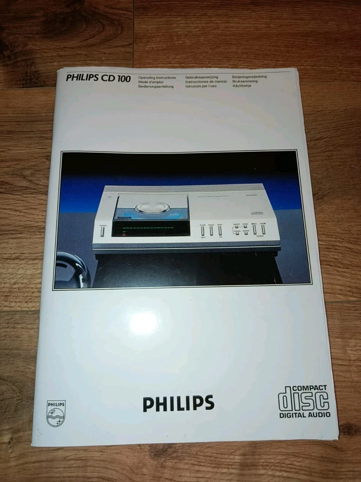 Philips CD Player CD-100, Revision Inkl. NOS + Metronom Umbau, Fernbedienbar!BDA - Bild 4 von 4