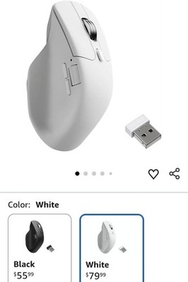 Keychron M6 8K Wireless Gaming Mouse, 2.4G/Bluetooth/Wired, PixArt 3950