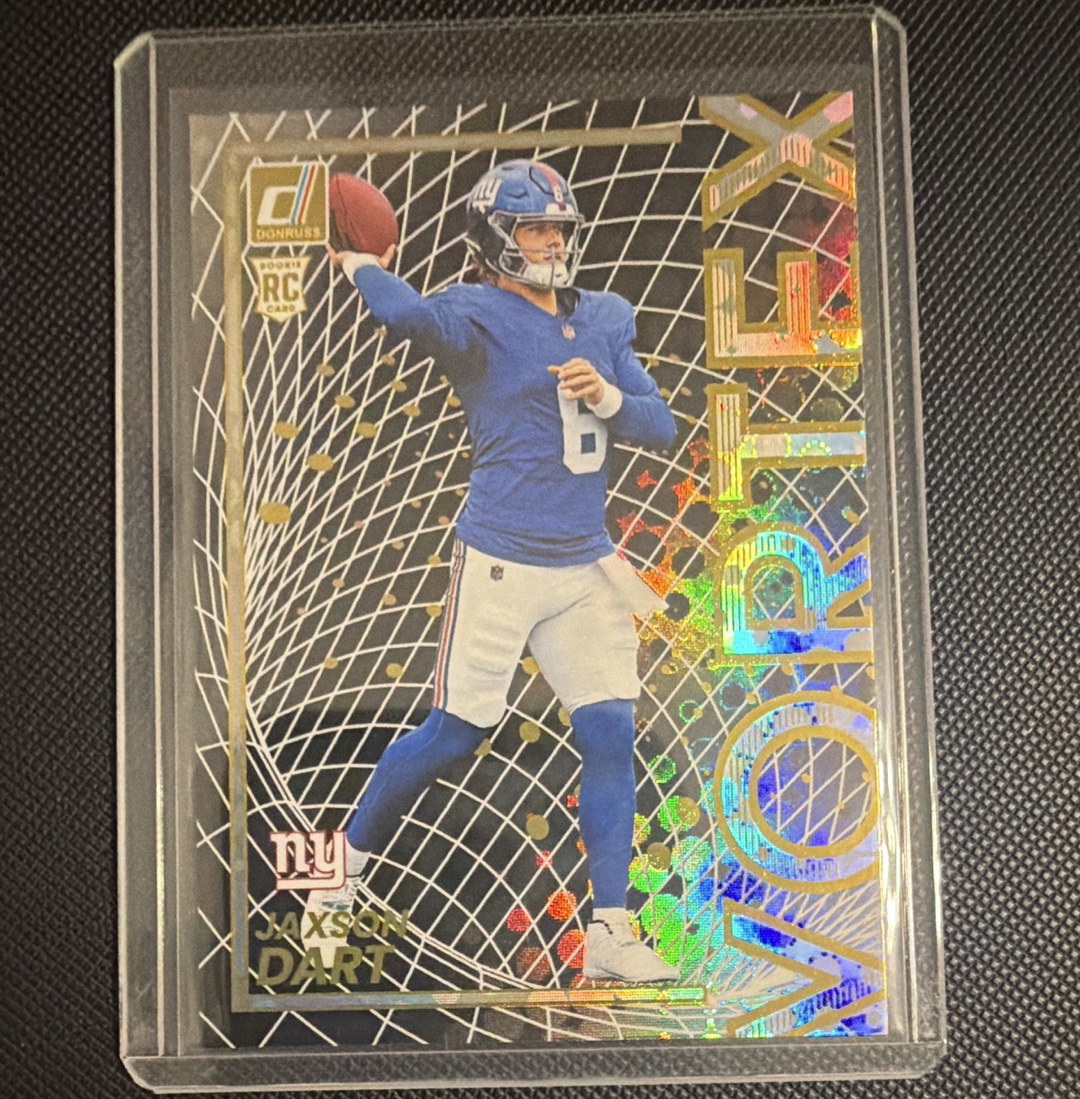 Panini 2025 Donruss Vortex Rookie Jaxson Dart New York Giants #13