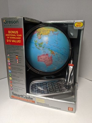 Vtg Oregon Scientific Smart Globe Geography Quiz Game Deluxe Edition NEW IN BOX