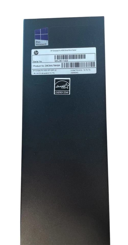 HP Compaq Pro 4300 Desktop SFF - Intel Core i3, 3.30GHz - 4GB RAM - NO HD (E592) - Image 4 of 4