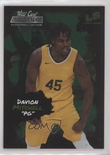 2021 Wild Card Alumination Light Show Green Davion Mitchell #LS-3 Rookie RC 0q0m. rookie card picture