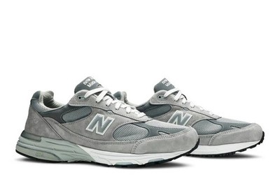 Size 9.5 - New Balance 993 Gray White for sale online | eBay