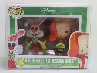 Funko Pop Disney Roger & Jessica Rabbit 2014 Holidays Asia Exclusive Vinyl
