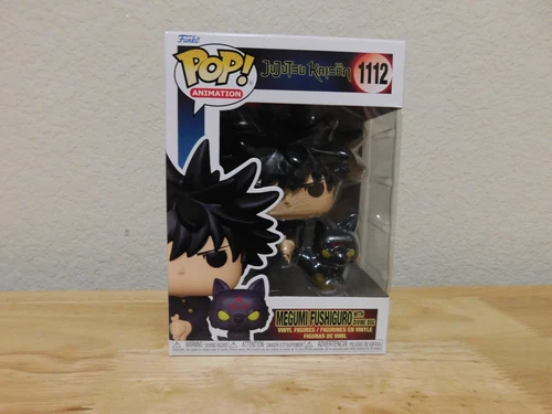 Funko Pop Animation Jujutsu Kaisen #1112 Megumi Fushiguro w/Divine Dog figure
