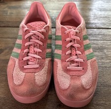 Adidas Gazelle Women s 7.5 Suede  Pink Green ...