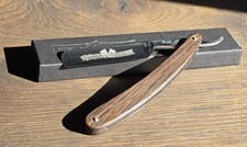 Ralf Aust Rasiermesser 5/8 Zoll Rundkopf Karbonstahl Räuchereiche
