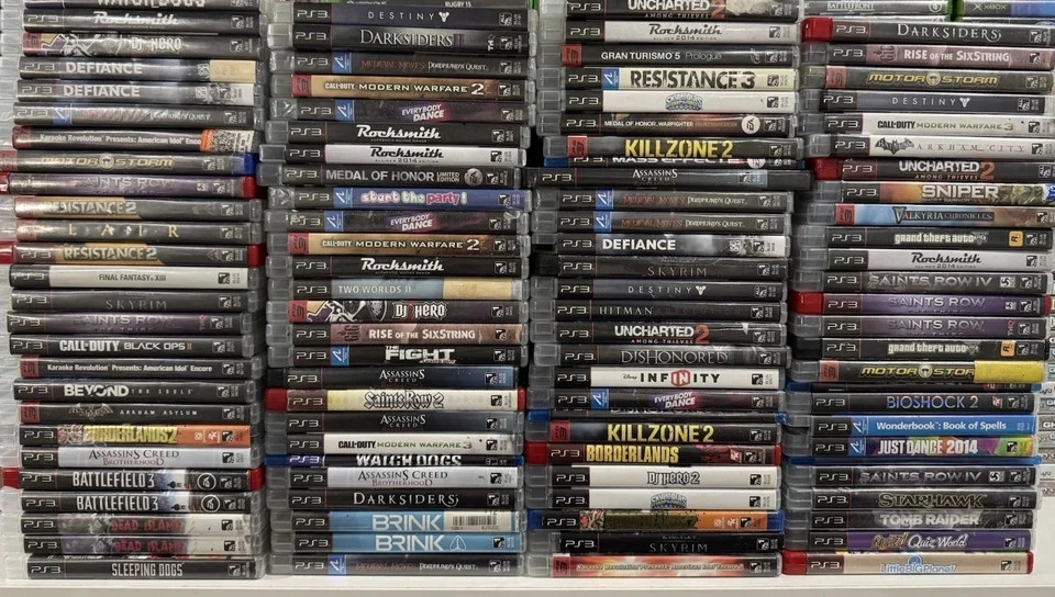 OEM PlayStation 3 PS3 Authentic Replacement Case Letters Choose D-L