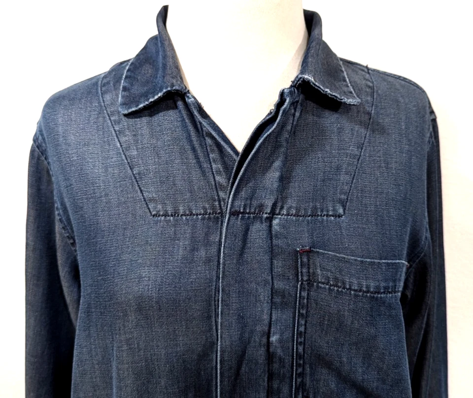 Mono de mezclilla azul TENCEL ACTUAL/ELLIOT para mujer talla 1 $348 ¡EXCELENTE ESTADO! * Foto 4 de 4