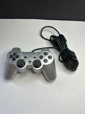 Sony PlayStation 2 PS2 Controller SCPH-10010 Dualshock 2 silber Geprüft  TOP 