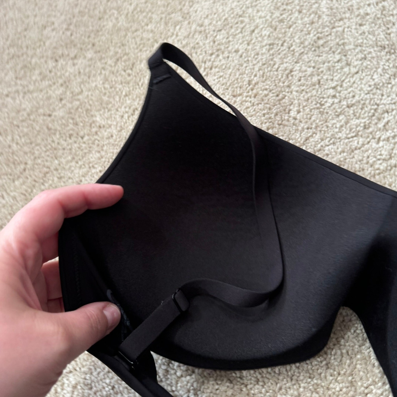 Maidenform Solid Black Wireless Padded Bra Women'… - image 3