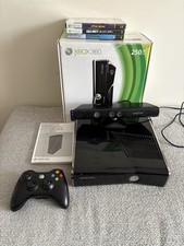 Microsoft Xbox 360 S Console Bundle Model 1439 250GB Plus Kinect & 3 Games