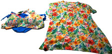 NEW Time and Tru Push Up Bikini Swimsuit Set NWT  Beach Cover XL 16-18 -3 pcs