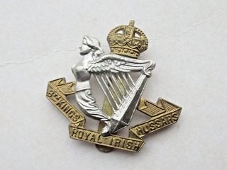 8th King's Royal Irish Hussars Cap Badge
