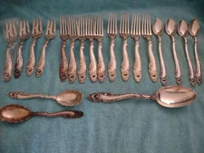 Gorham "DECOR" Sterling Partial Set - 38 Pieces EUC - NO MONOS Introduced 1953