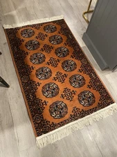 Vintage Karastan Bokhara #716 100% Wool Rug 2 ‘ 10” X 5’, Ex. Condition.