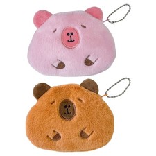 Portable Plush Coin Bag With Zippered Closure Functional Money Bags For Security