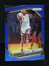 2025 Panini Prizm WNBA Blue Prizm 75/199 Jackie Young #23