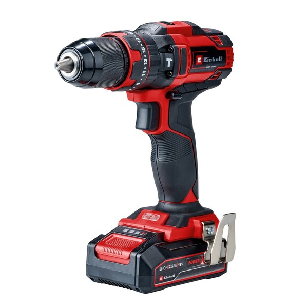 Einhell Power X-Change Akku-Schlagbohrschrauber TE-CD 18/44 Li-I (1X2,5Ah)-image