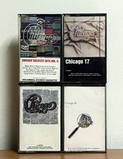 Chicago Cassette Tape Lot Of 4: Greatest Hits Vol. 2, 16, 17, 18