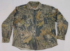 Field Staff By Mossy Oak Long Sleeve Camouflage Hunting Shirt Adult Size XL