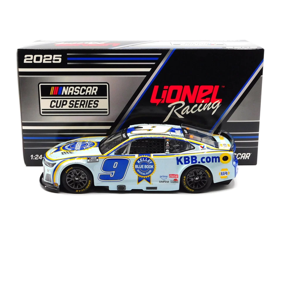 Chase Elliott 2025 Kelly Blue Book Flash Coat 1:24 Nascar Diecast - Image 3 of 4