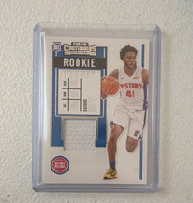 Panini 2020-21 Contenders Saddiq Bey Rookie Ticket Swatches Detroit Pistons