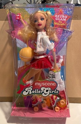 2006 My Scene Roller Girls Kennedy Retro Glam Doll Mattel K8259 Barbie  27084445879|