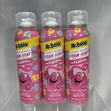 Lot of 3 MR BUBBLE Candy Heart Foam Soap