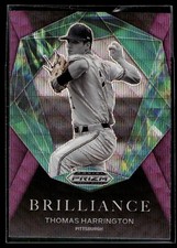 2022 Panini Prizm Draft Picks Brilliance Prizms Purple Wave #7 Thomas Harrington