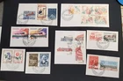 Denmark, nice lot of all different FDC cancellations on piece