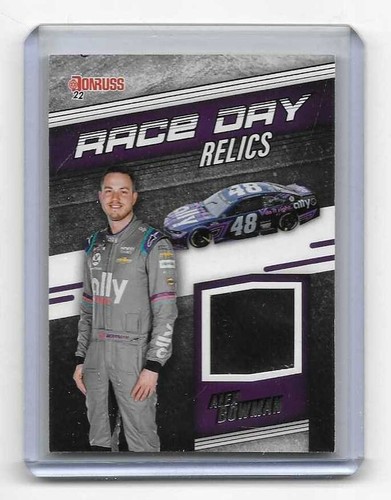 2022 Panini Donruss Racing NASCAR Race Day Relics Alex Bowman RACE-USED TIRE!