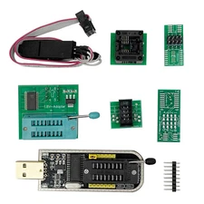CH341A Programmer Complete Set USB + SOP8 Clip + 1.8V Adapter + SOP8 Adapter
