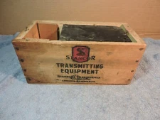 Vintage STANCOR Chicago Filament Transformer 10V 12A in Wood Box P-5002