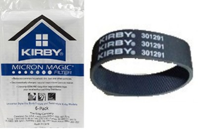 6 CLOTH Sentria Micron Magic Ultimate G Kirby Vacuum Bags + 1 FREE BELT