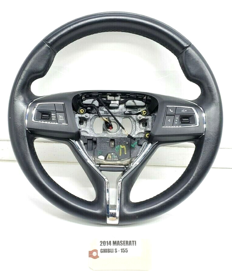 2014-2017 MASERATI GHIBLI S STEERING WHEEL OEM.