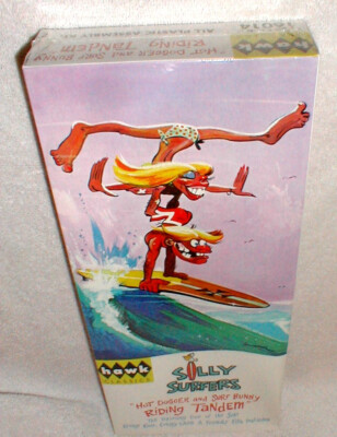 Silly Surfers'' Hot Dogger and Surf Bunny'' Riding Tandem  by Hawk 2006 Model Kit