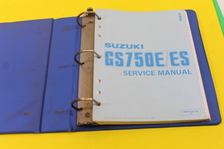 NUEVO 84 Suzuki GS750E GS750ES Manual de Servicio Reparación 99500-37021-03E Foto 2 de 4