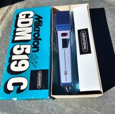 Grundig Stenorette Mikrofon Gdm 519 C Mic Microphon W/original Box Excellent